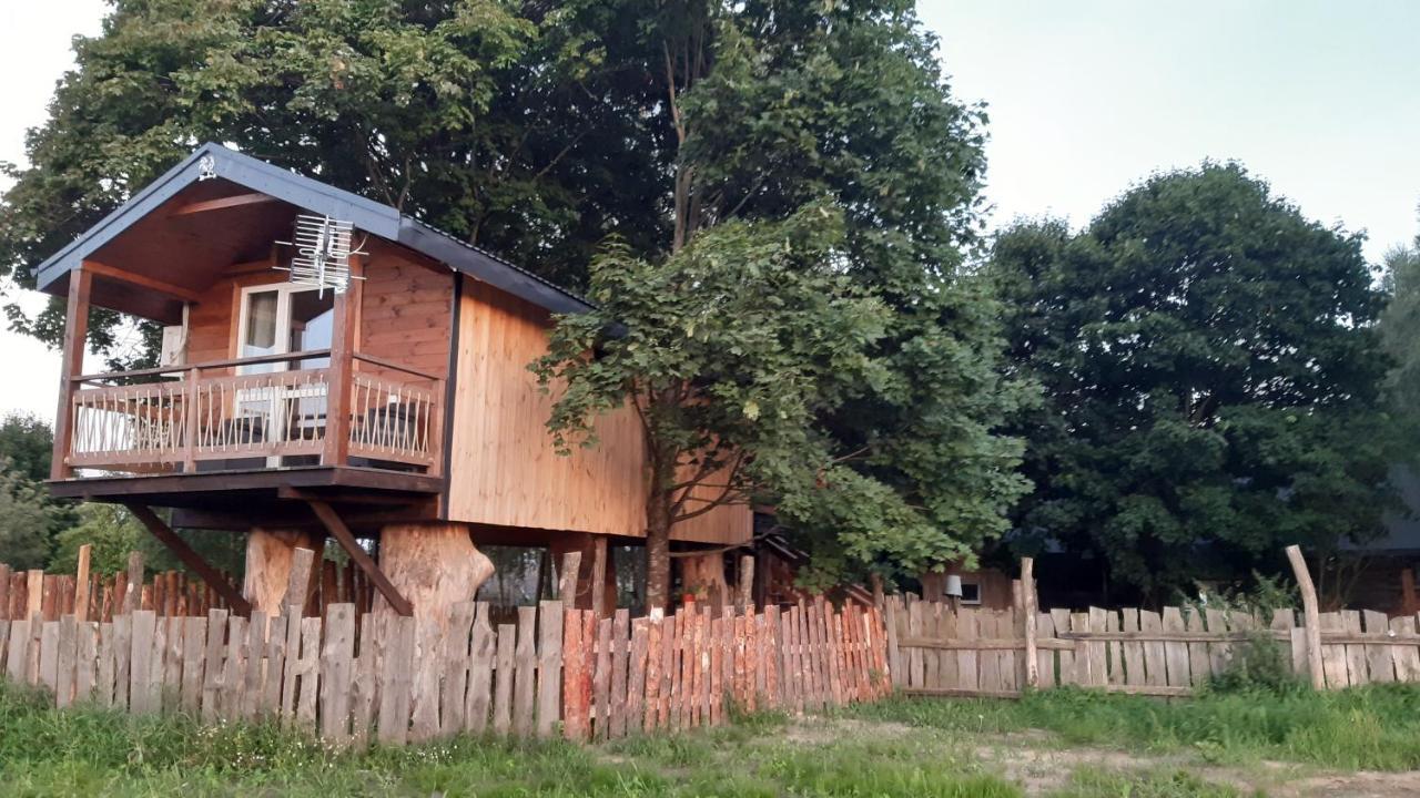Domek na drzewie Trzescianka Zewnętrze zdjęcie